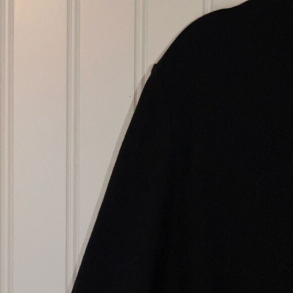 Orvis VNeck Top Women’s 1XLarge Black 3/4 Sleeve  Classiccore Preppy Grandmacore - Picture 2 of 5